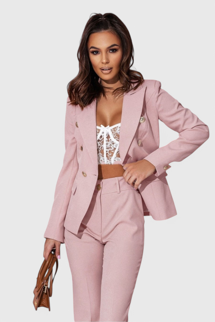 Rosalind Conjunto de Blazer y Pantalones Elegante