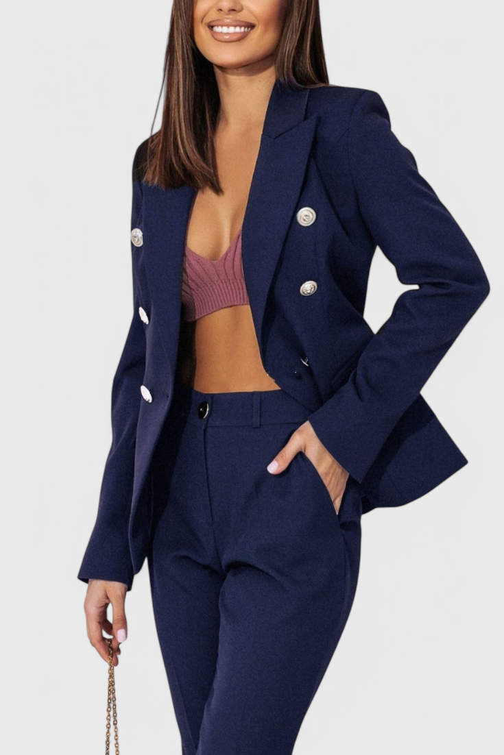 Rosalind Conjunto de Blazer y Pantalones Elegante