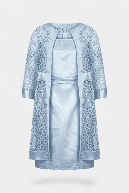 Freya Conjunto de Vestido de Dos Piezas con Encaje