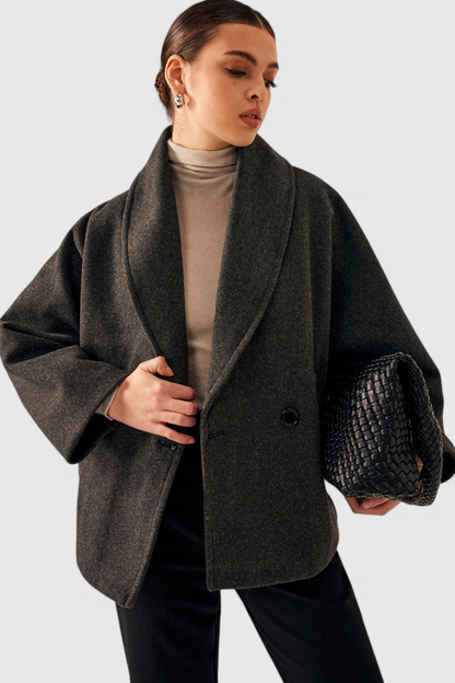 Helena Abrigo de Tweed Oversized
