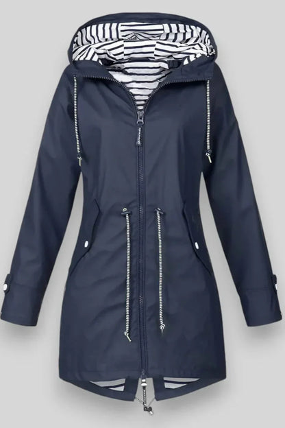 Chaqueta de Lluvia Impermeable Aria Estilosa para Uso Diario