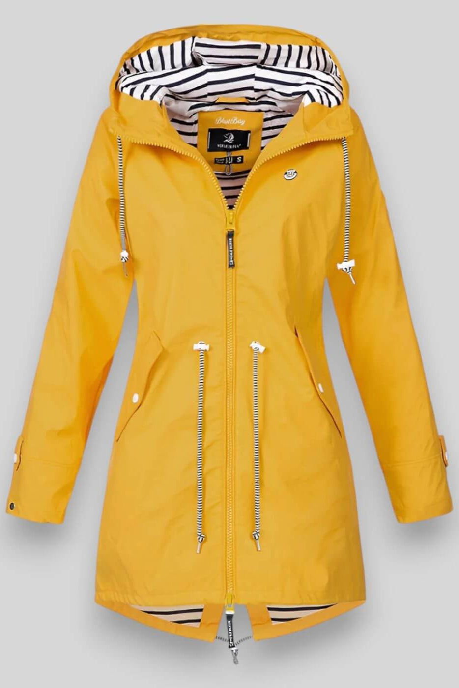 Chaqueta de Lluvia Impermeable Aria Estilosa para Uso Diario