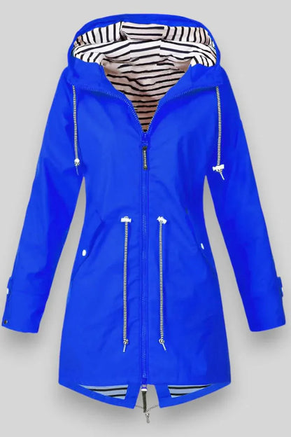 Chaqueta de Lluvia Impermeable Aria Estilosa para Uso Diario